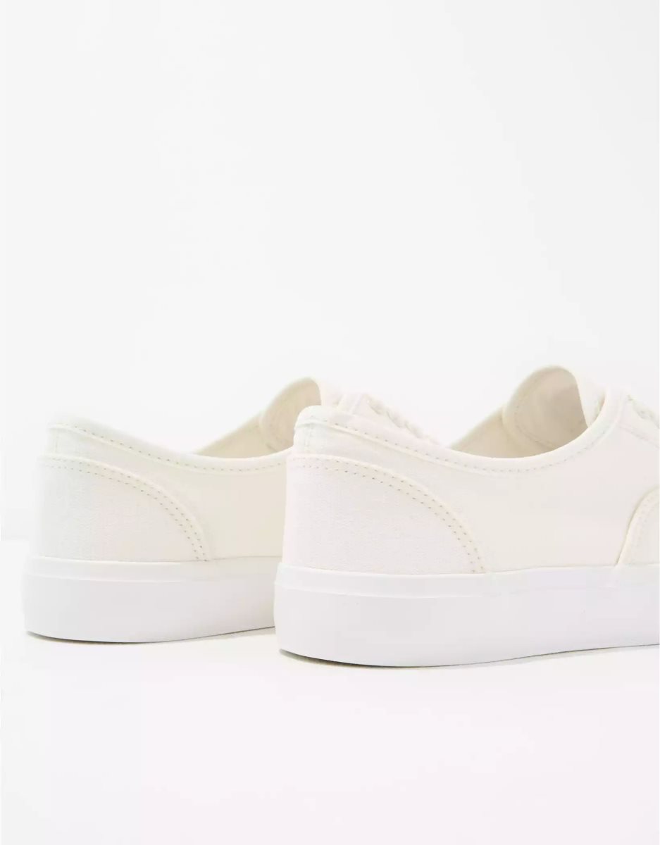 Baskets American Eagle AE Classiche Tela Blanche Homme | HOV-03241807